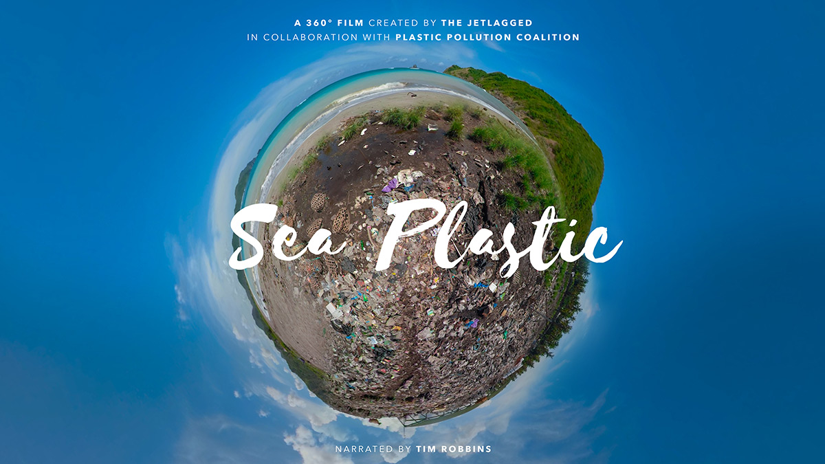 360 VR Sea Plastic film poster
